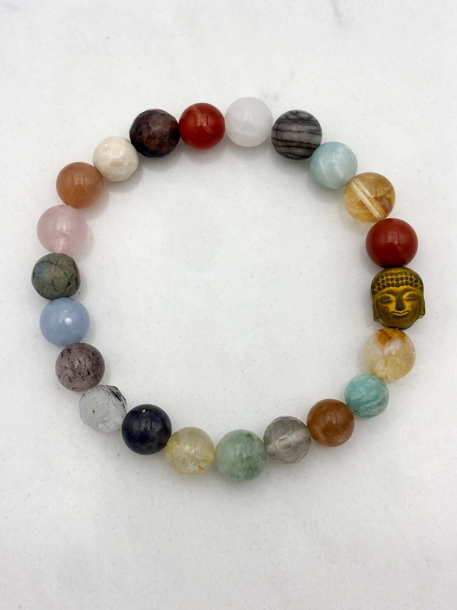 prosperity mixed gemstone bracelet | radiant malas | handmade in boulder, colorado