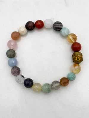 prosperity mixed gemstone bracelet | radiant malas | handmade in boulder, colorado