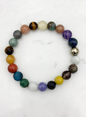 abundance mixed gemstone bracelet | radiant malas | handmade in boulder, colorado