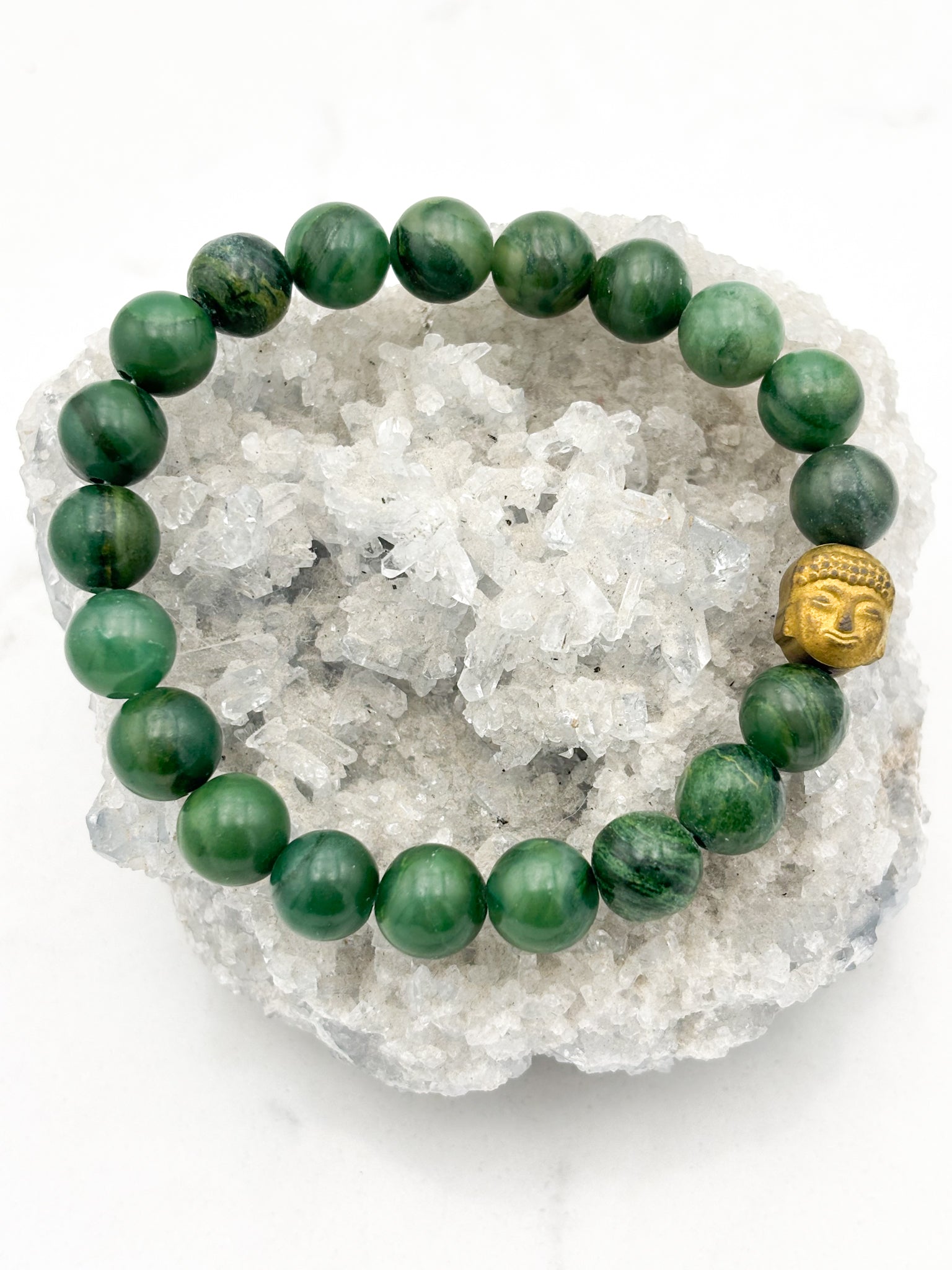 AfricanJade gemstone bracelet | radiant malas | handmade in boulder, colorado