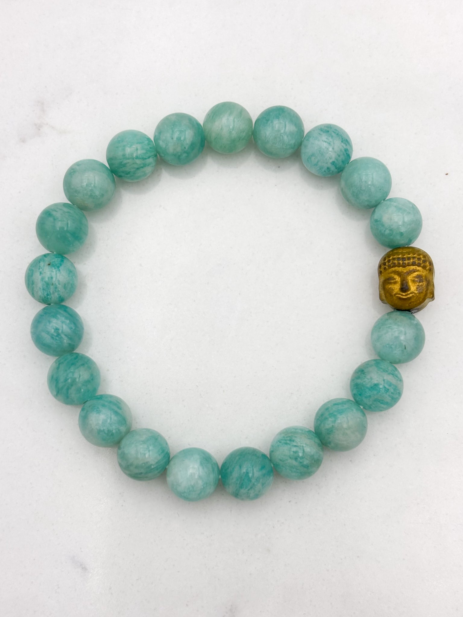 amazonite gemstone bracelet | radiant malas | handmade in boulder, colorado