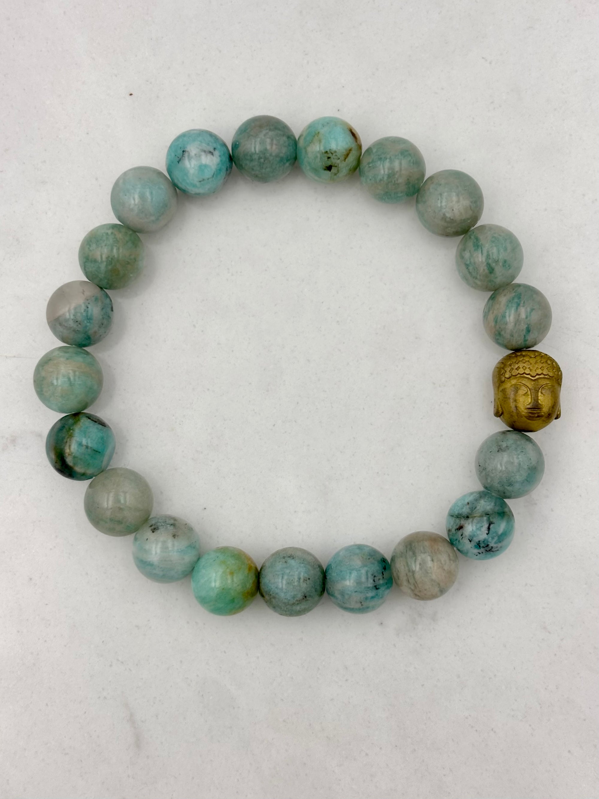 amazonite gemstone bracelet | radiant malas | handmade in boulder, colorado