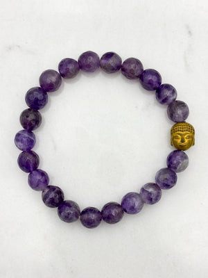 amethyst gemstone bracelet | radiant malas | handmade in boulder, colorado