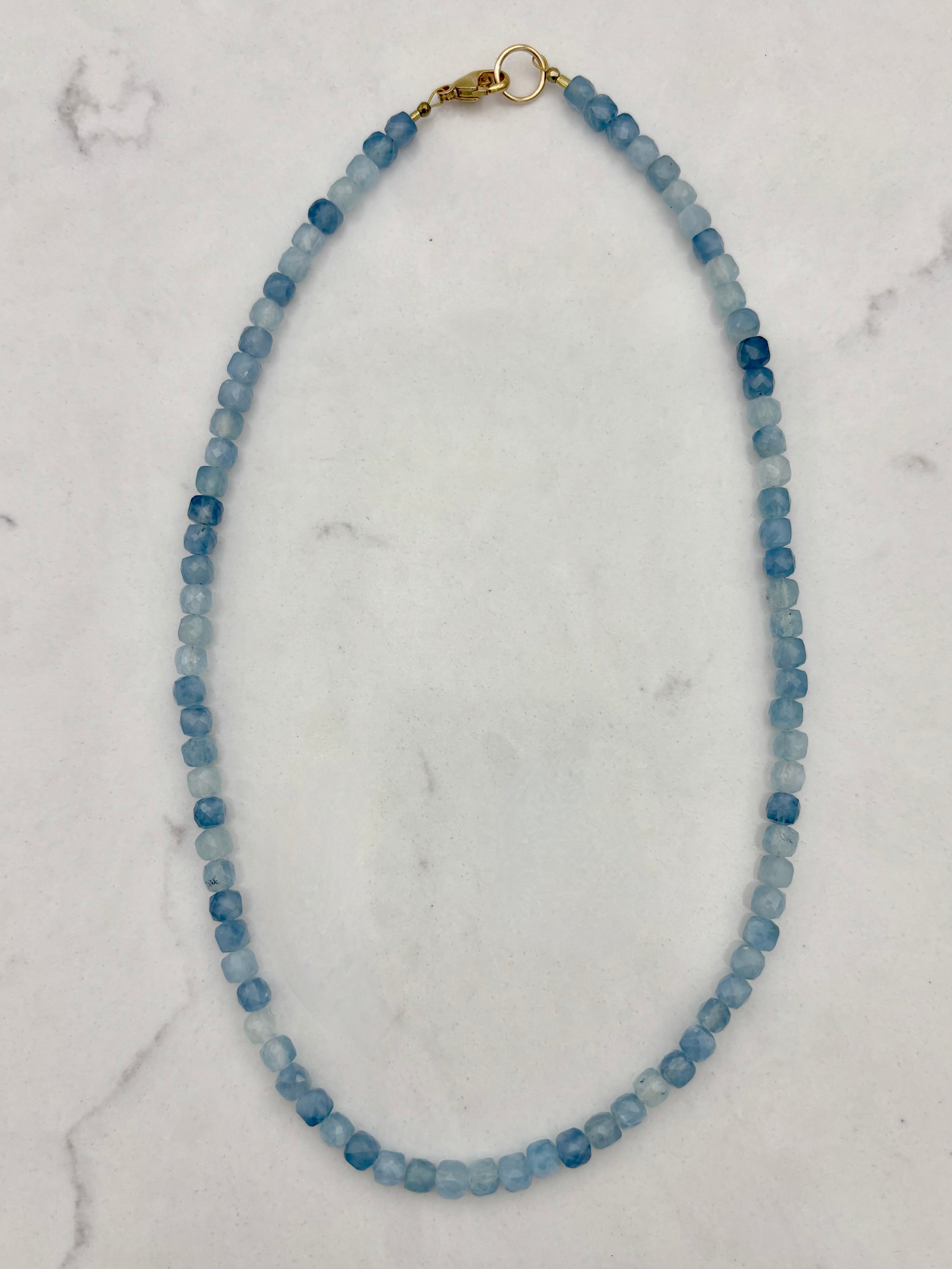 Aquamarine Gemstone Necklace