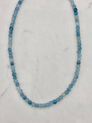 Aquamarine Gemstone Necklace