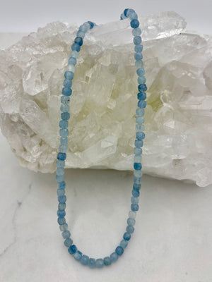 Aquamarine Gemstone Necklace