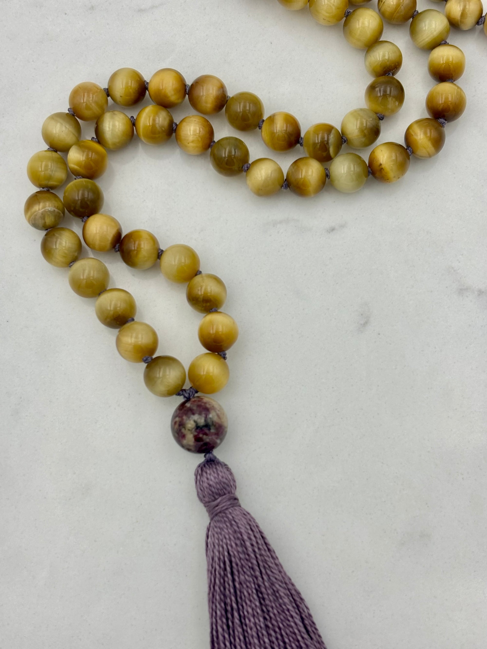 Blond Tiger's Eye Mala