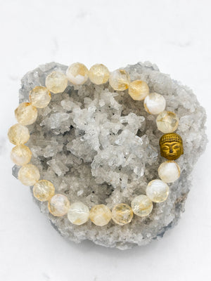 citrine gemstone bracelet | radiant malas | handmade in boulder, colorado