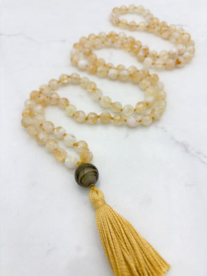 Citrine Gemstone Mala