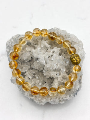 citrine gemstone bracelet | radiant malas | handmade in boulder, colorado
