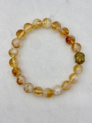 citrine gemstone bracelet | radiant malas | handmade in boulder, colorado