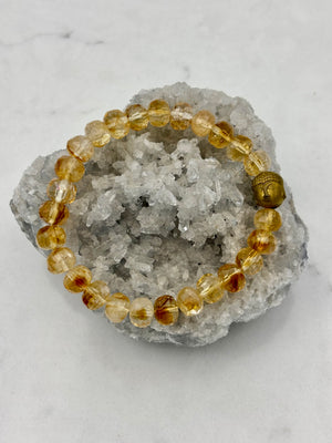 citrine gemstone bracelet | radiant malas | handmade in boulder, colorado