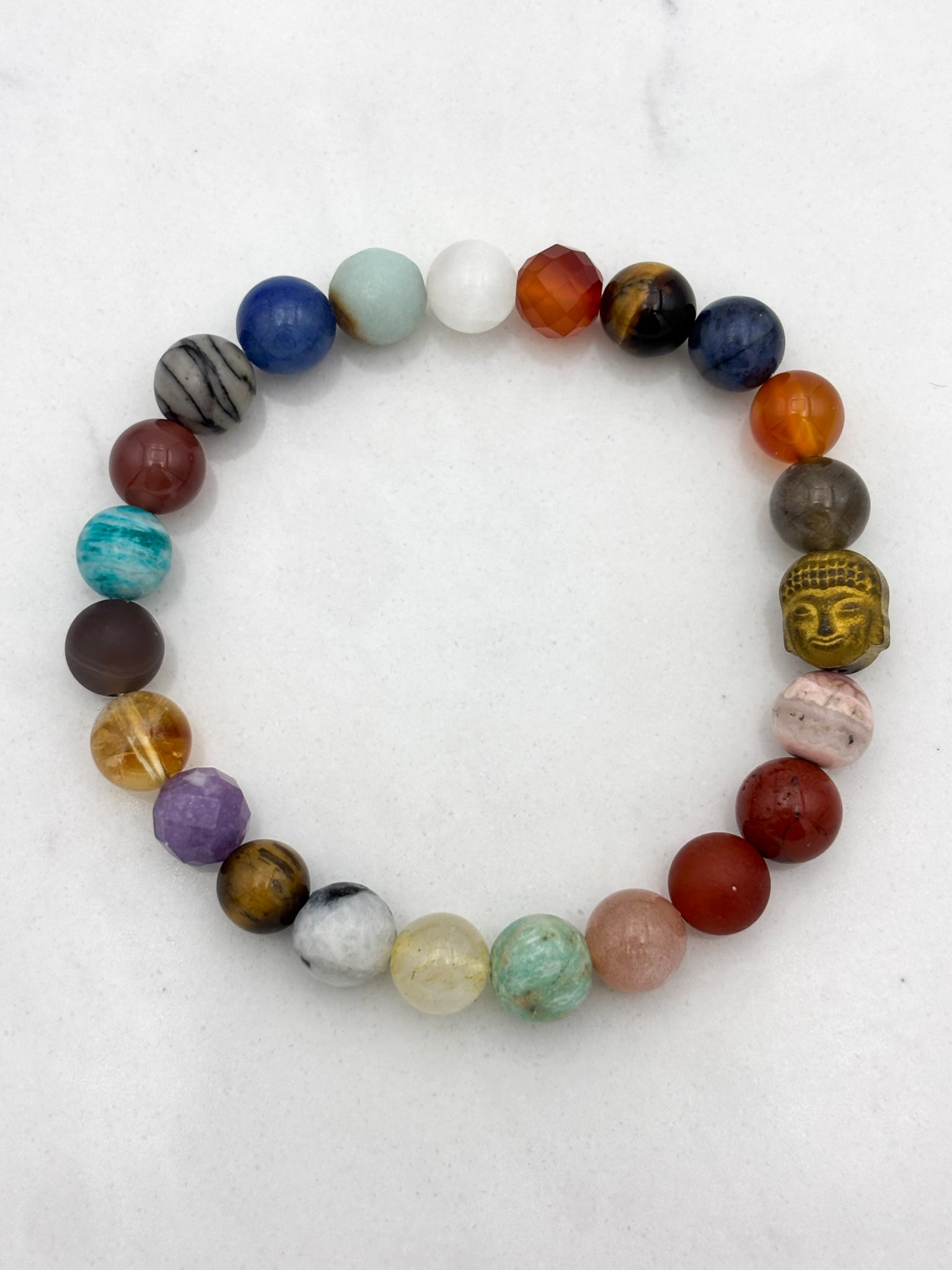 prosperity mixed gemstone bracelet | radiant malas | handmade in boulder, colorado