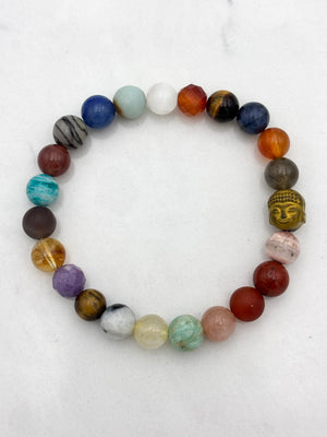 prosperity mixed gemstone bracelet | radiant malas | handmade in boulder, colorado