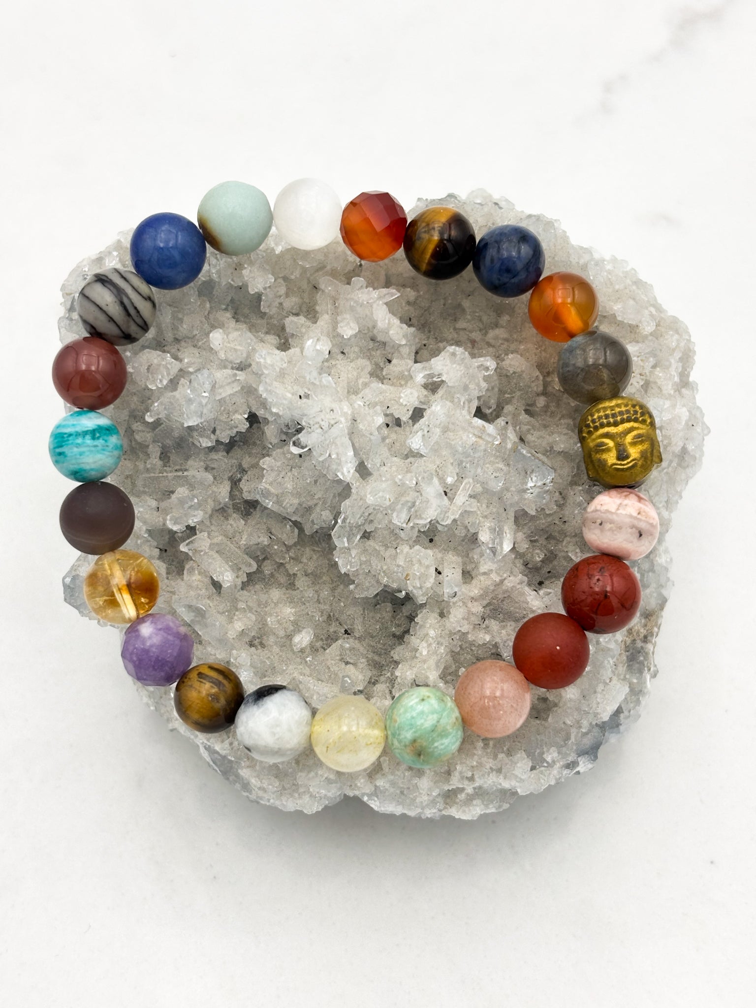 prosperity mixed gemstone bracelet | radiant malas | handmade in boulder, colorado