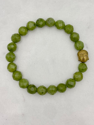 jade gemstone bracelet | radiant malas | handmade in boulder, colorado