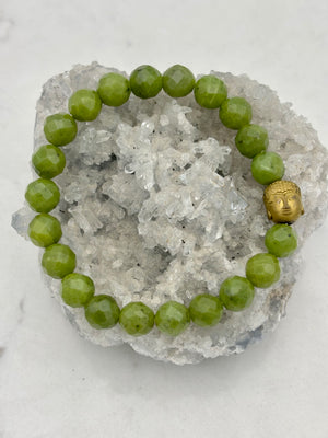 jade gemstone bracelet | radiant malas | handmade in boulder, colorado