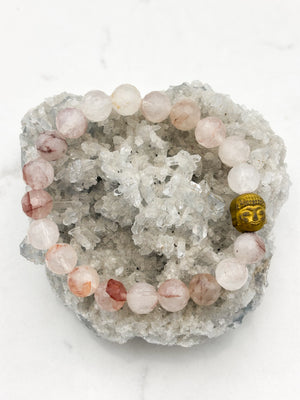 Hematoid Quartz Gemstone Bracelet