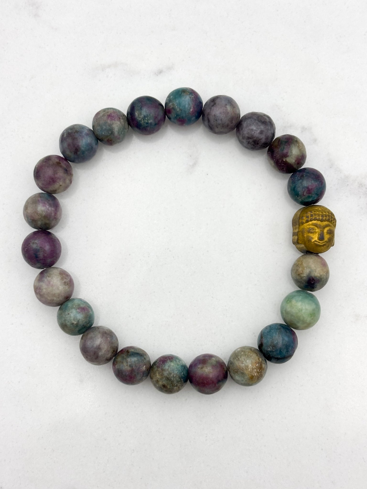 ruby kyanite gemstone bracelet | radiant malas | handmade in boulder, colorado