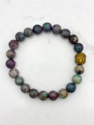 ruby kyanite gemstone bracelet | radiant malas | handmade in boulder, colorado