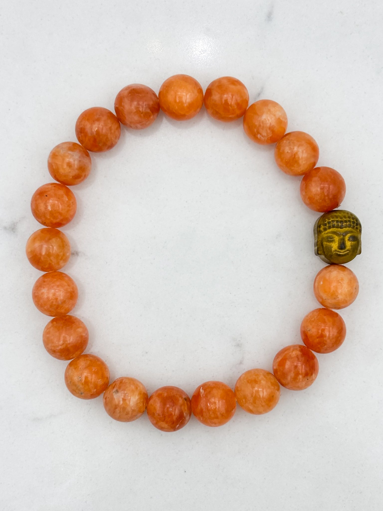 Orange Calcite Gemstone Bracelet