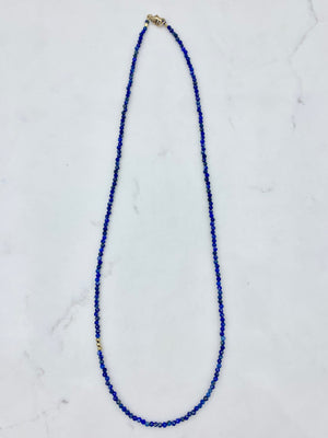 lapis and pyrite | starlight intention necklace | radiant malas | handmade in boulder, colorado