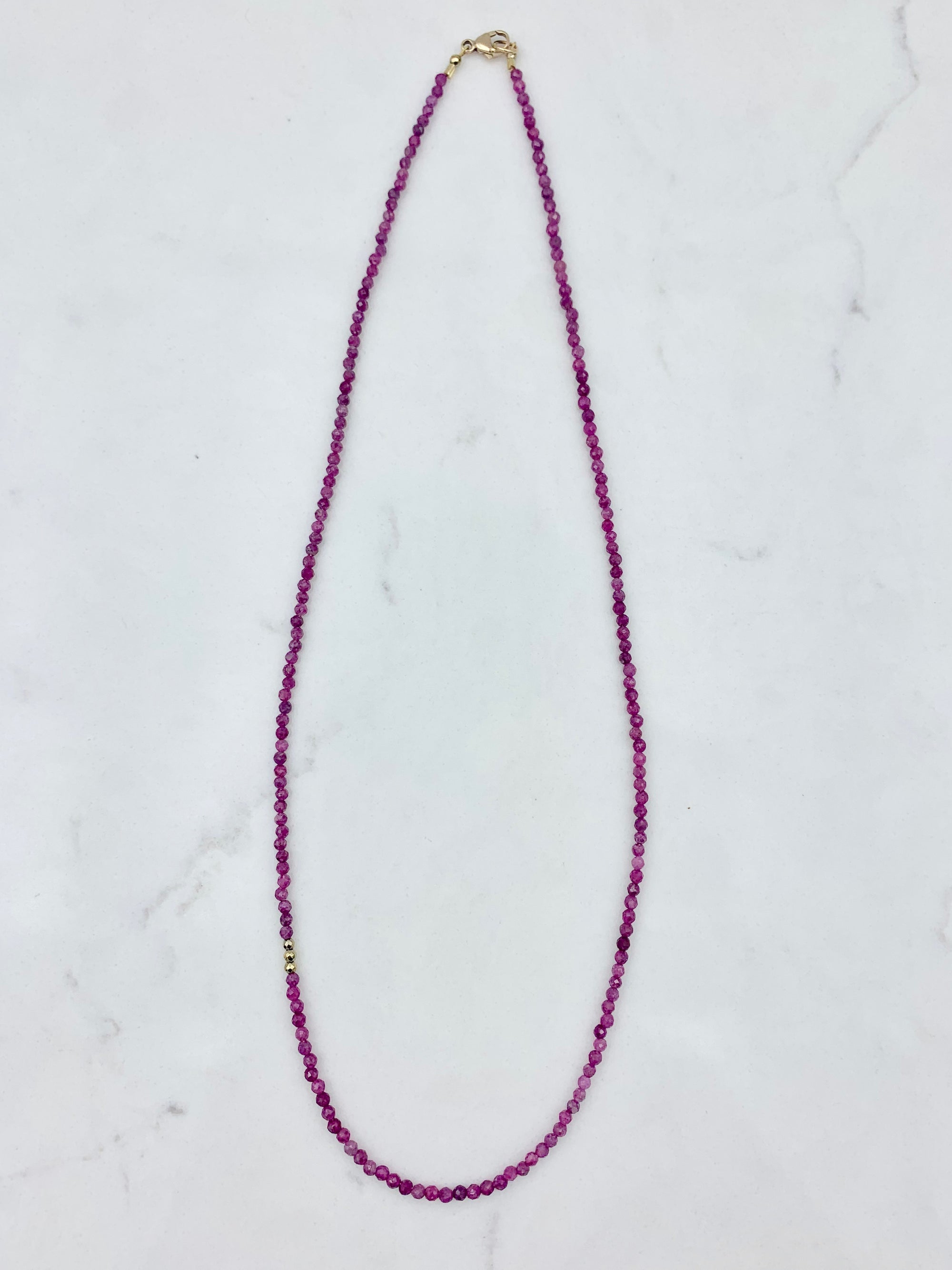 Starlight Intention Necklace in Ruby
