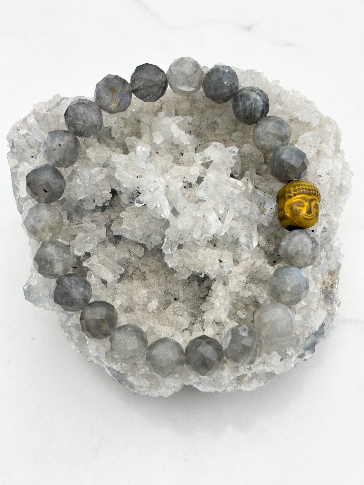 Labradorite gemstone bracelet | radiant malas | handmade in boulder, colorado