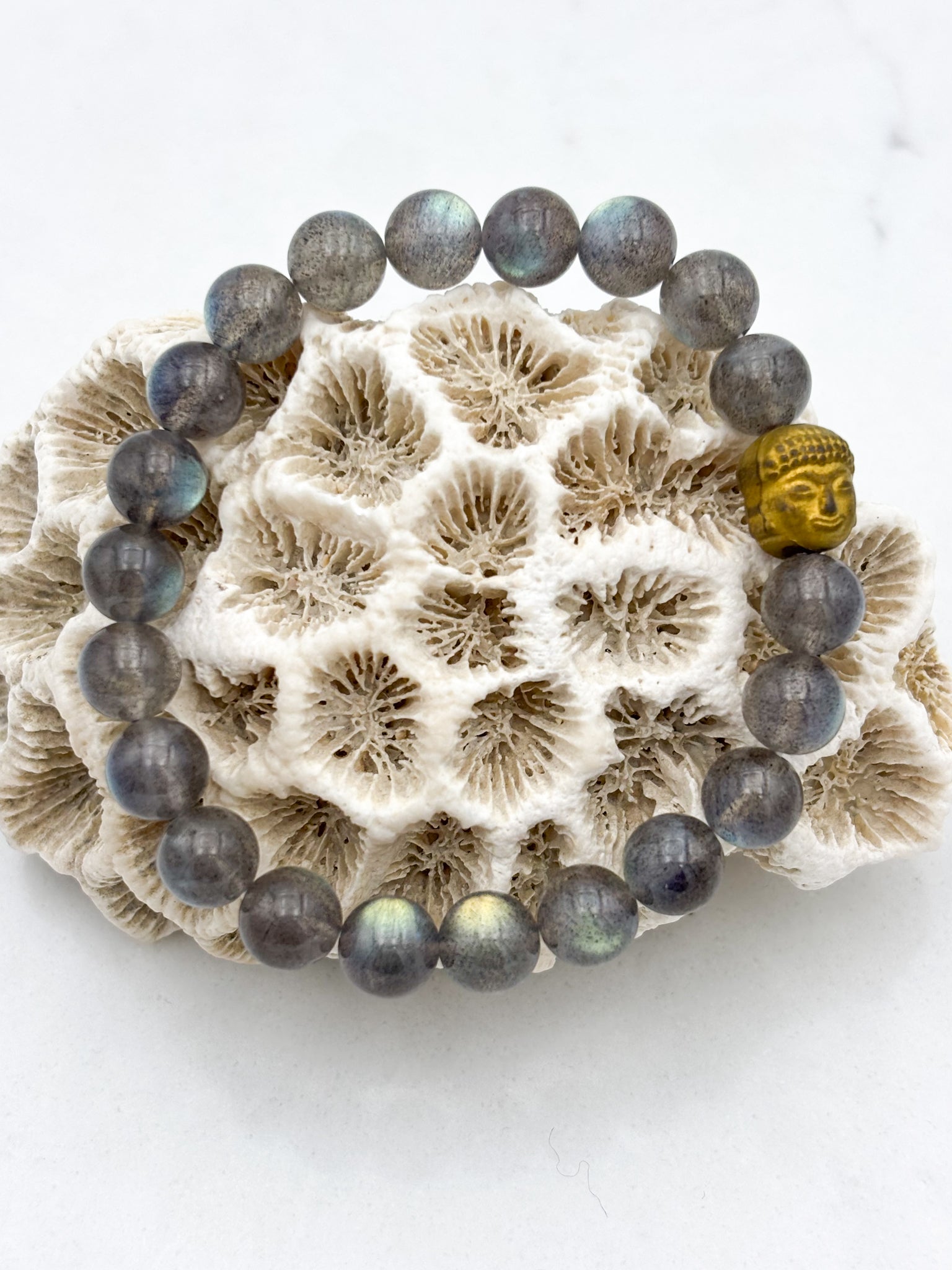 labradorite gemstone bracelet | radiant malas | handmade in boulder, colorado