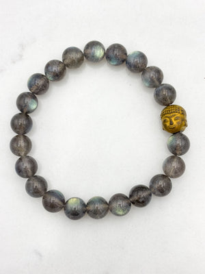 labradorite gemstone bracelet | radiant malas | handmade in boulder, colorado