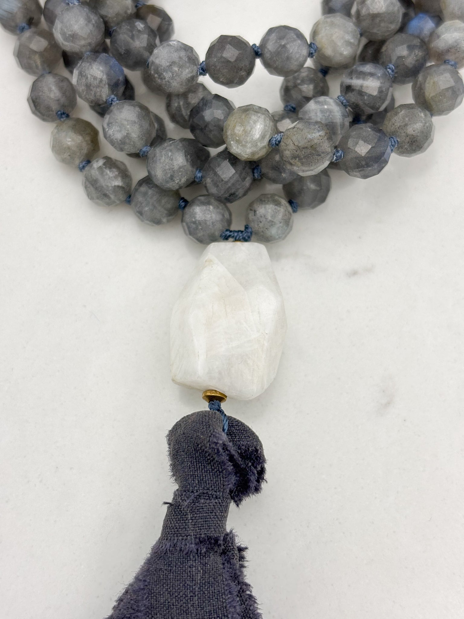 labradorite gemstone mala | radiant malas | handmade in boulder, colorado
