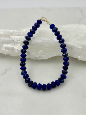 lapis gemstone bracelet | radiant malas | handmade in boulder, colorado