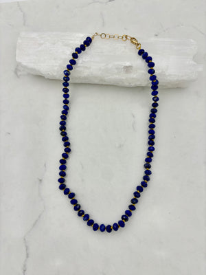 lapis gemstone necklace | radiant malas | handmade in boulder, colorado