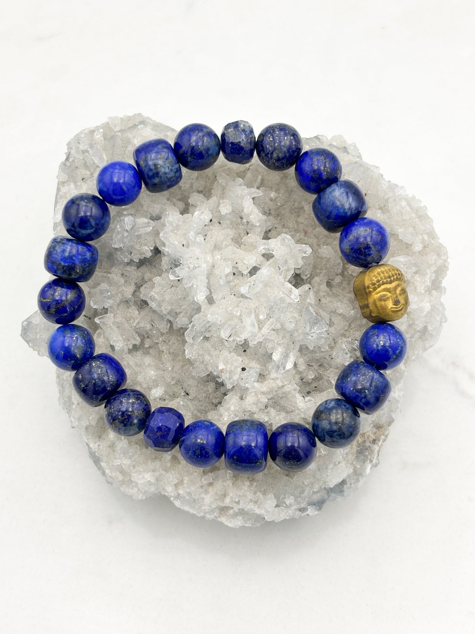 lapis gemstone bracelet | radiant malas | handmade in boulder, colorado