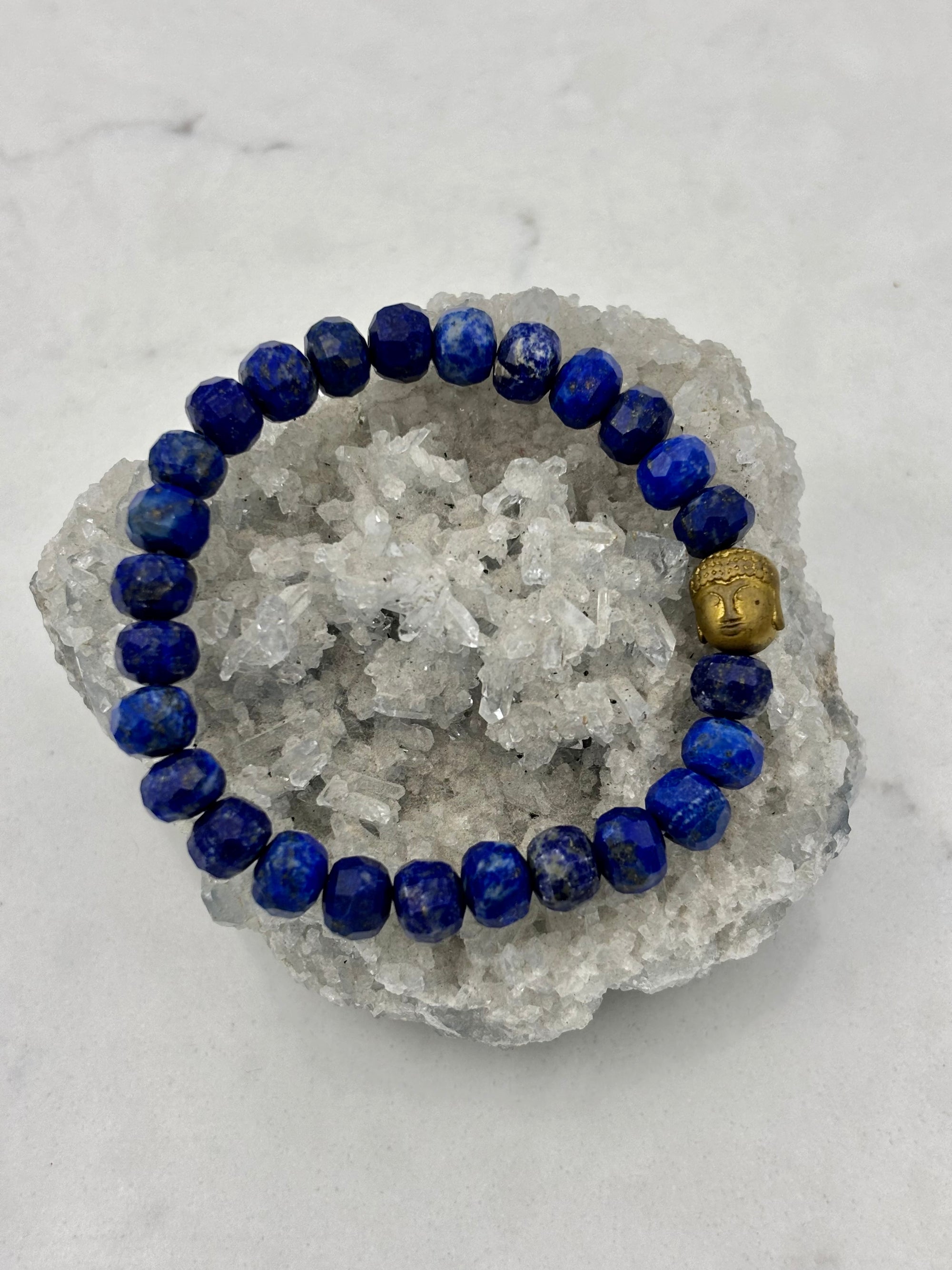 lapis gemstone bracelet | radiant malas | handmade in boulder, colorado