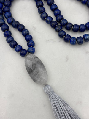 lapis gemstone mala | radiant malas | handmade in boulder, colorado