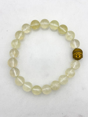lemon quartz bracelet | radiant malas | handmade in boulder, colorado