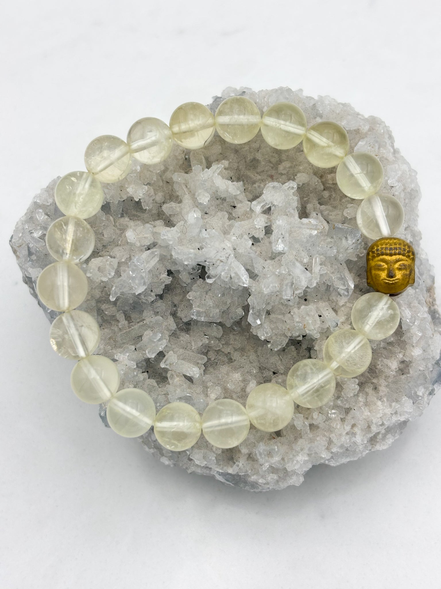 lemon quartz bracelet | radiant malas | handmade in boulder, colorado