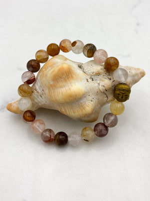 lepidochrosite gemstone bracelet | radiant malas | handmade in boulder, colorado