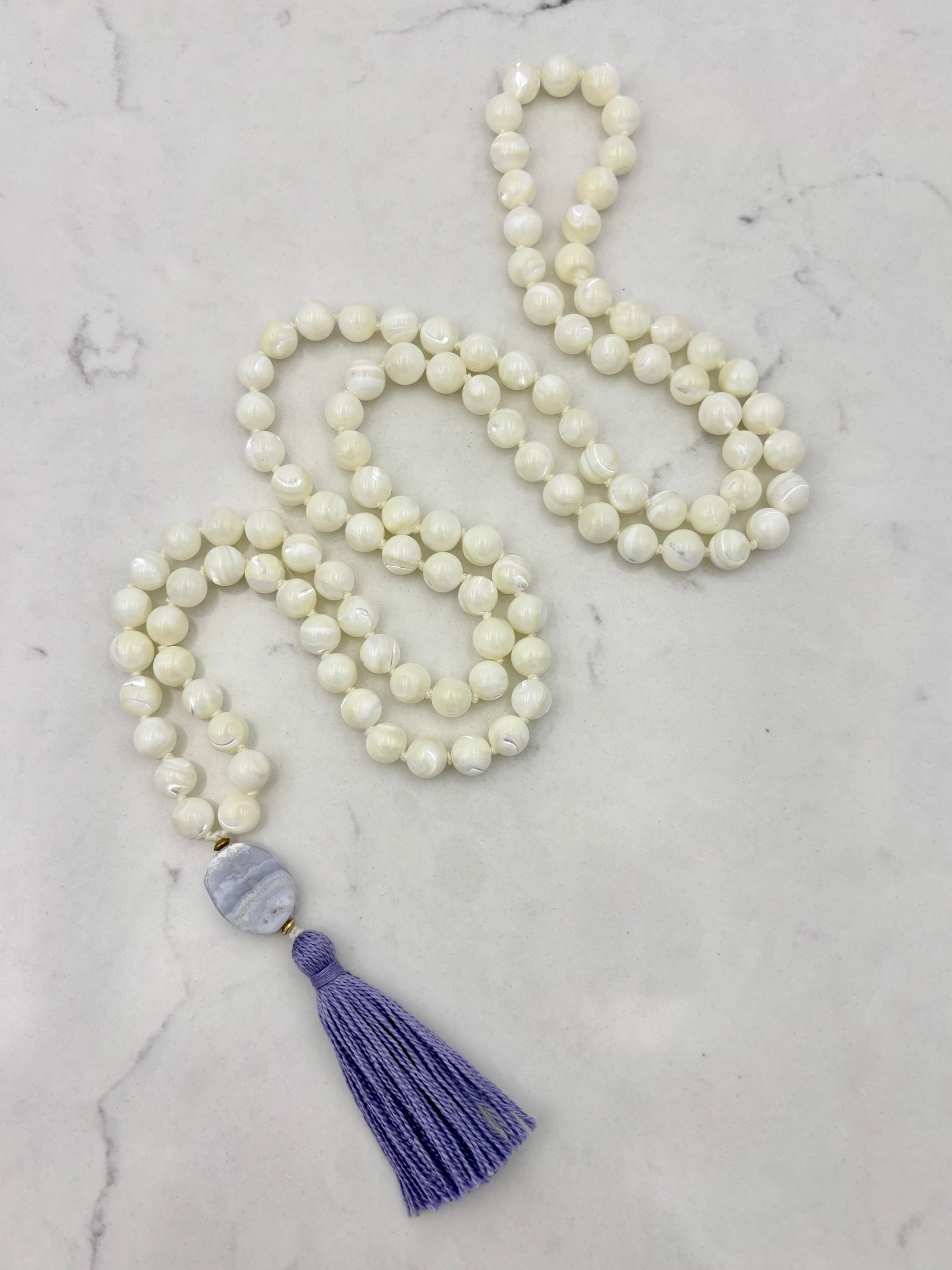 Mother of Pearl Mala