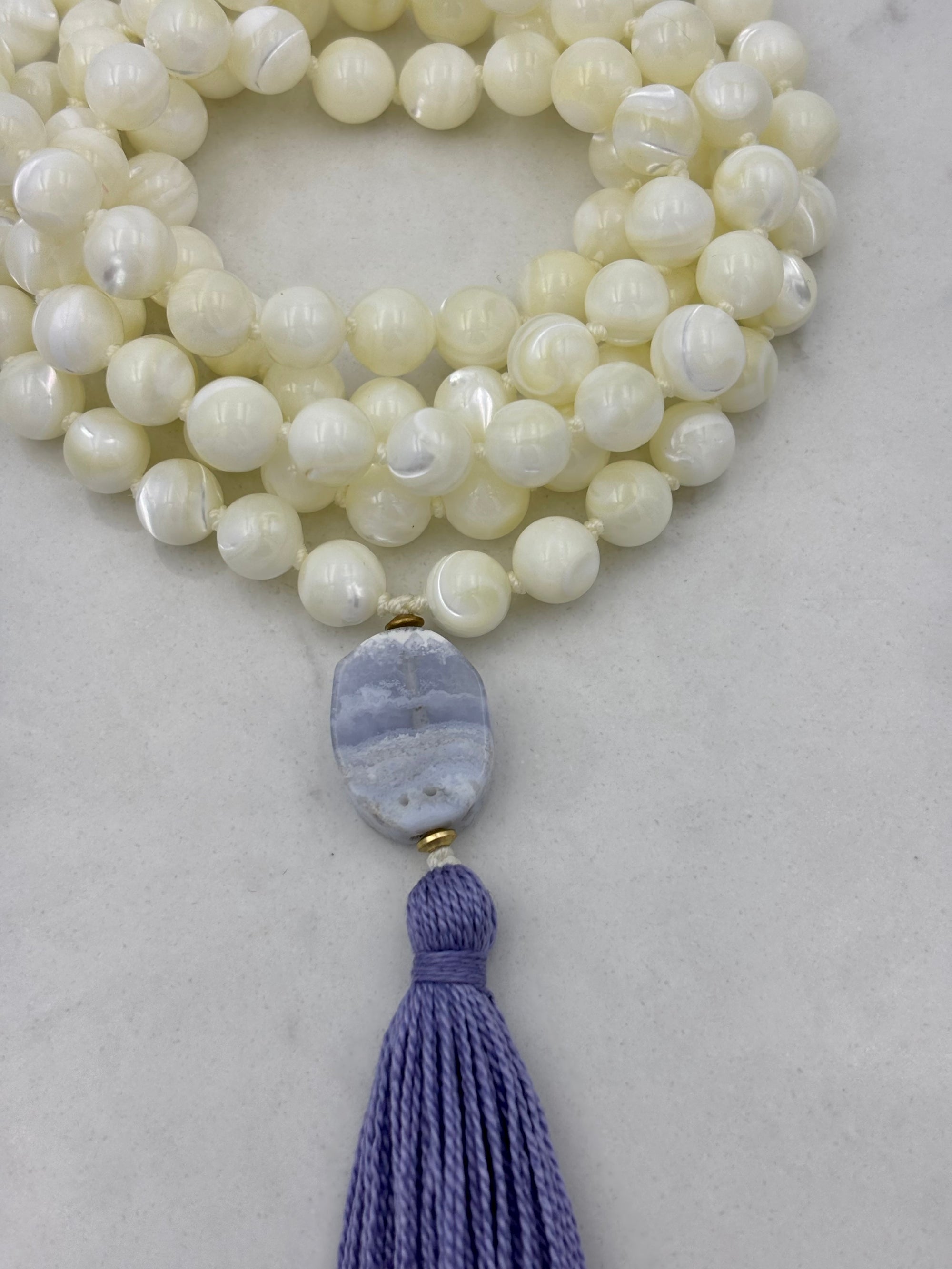 Mother of Pearl Mala