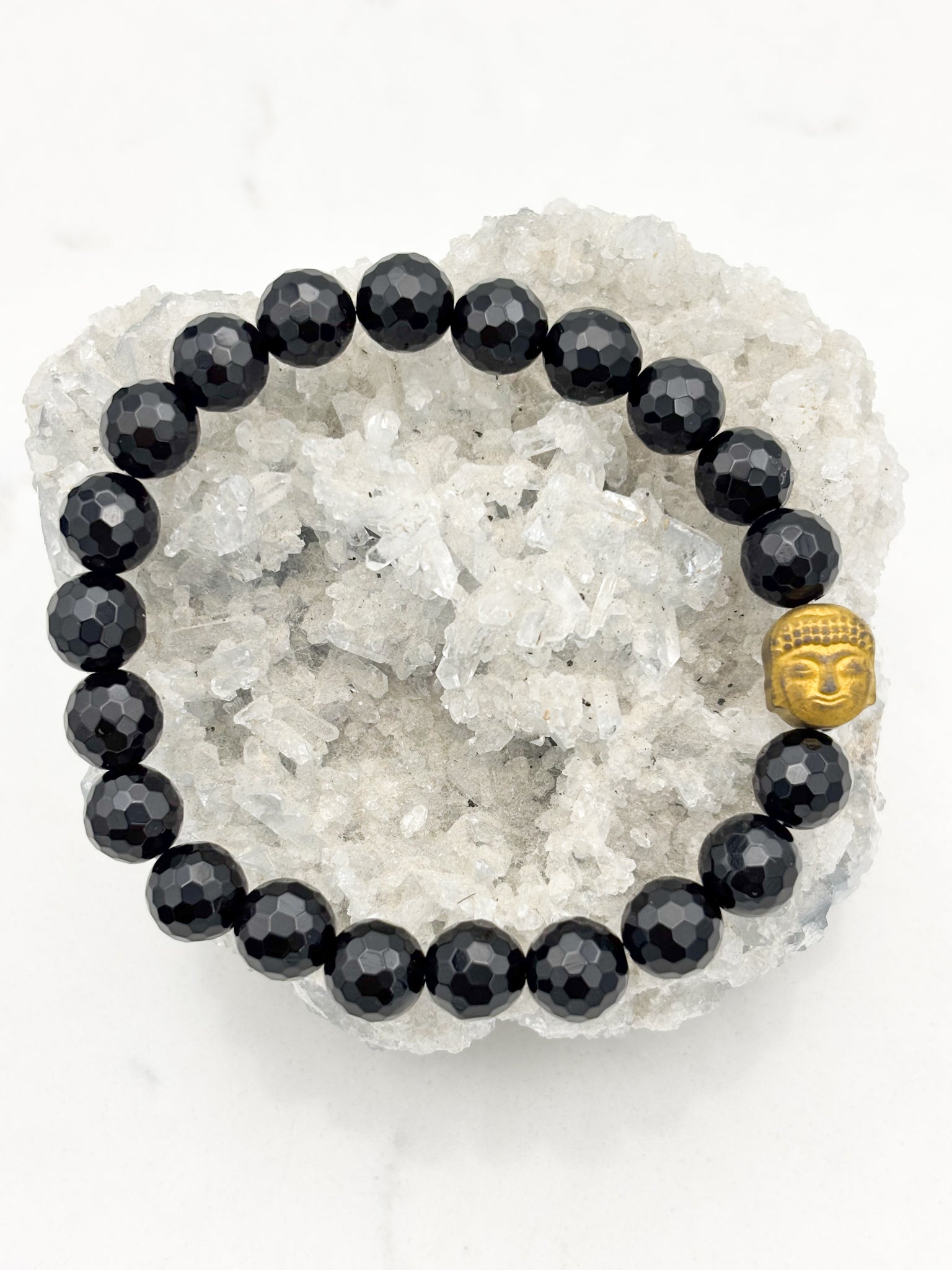 onyx gemstone bracelet | radiant malas | handmade in boulder, colorado