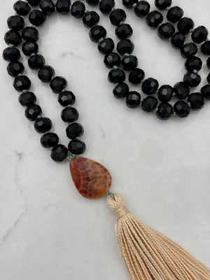 onyx gemstone mala | handmade in boulder, colorado | radiant malas