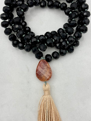 onyx gemstone mala | handmade in boulder, colorado | radiant malas