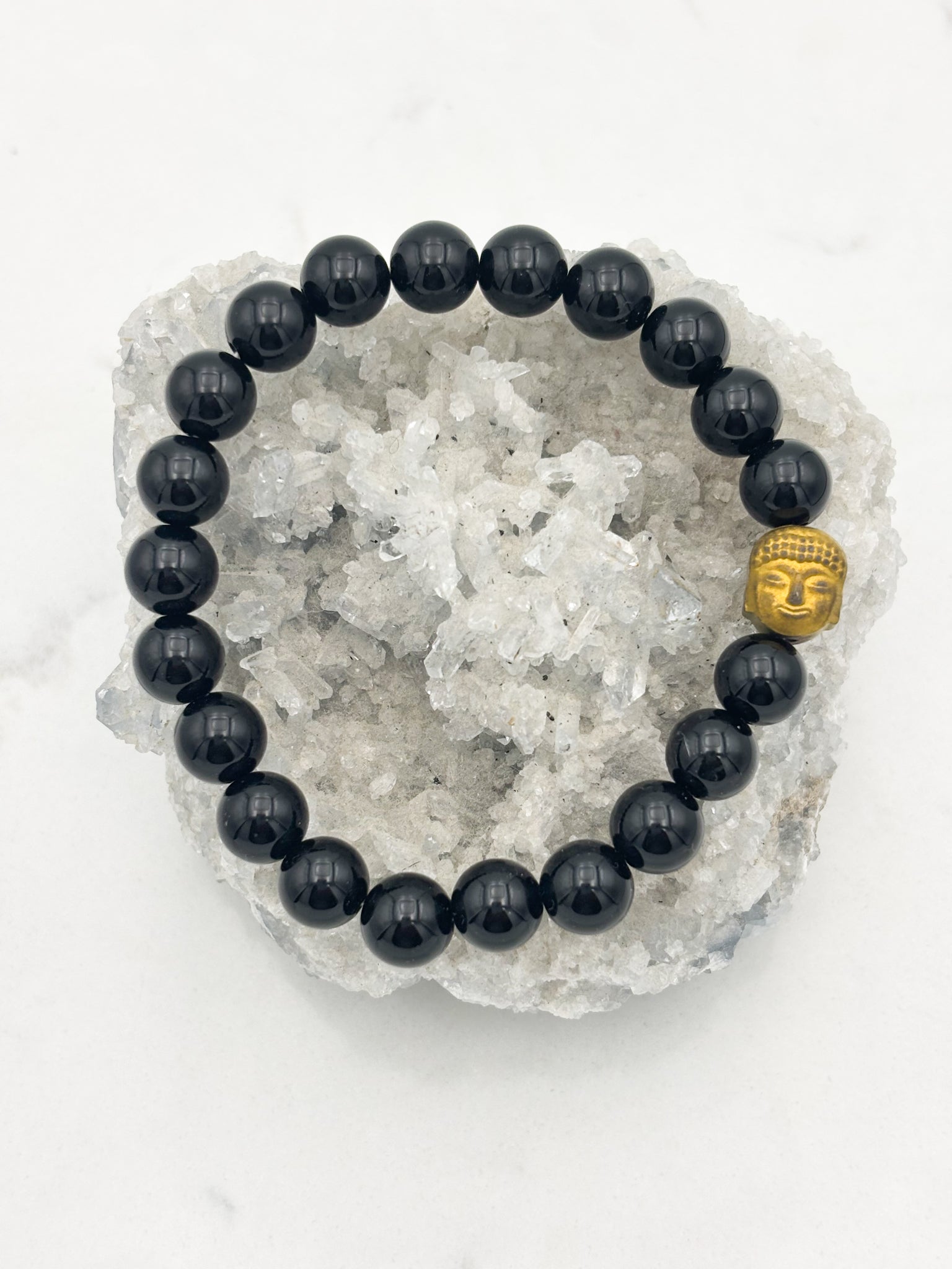 onyx gemstone bracelet | radiant malas | handmade in buolder, colorado