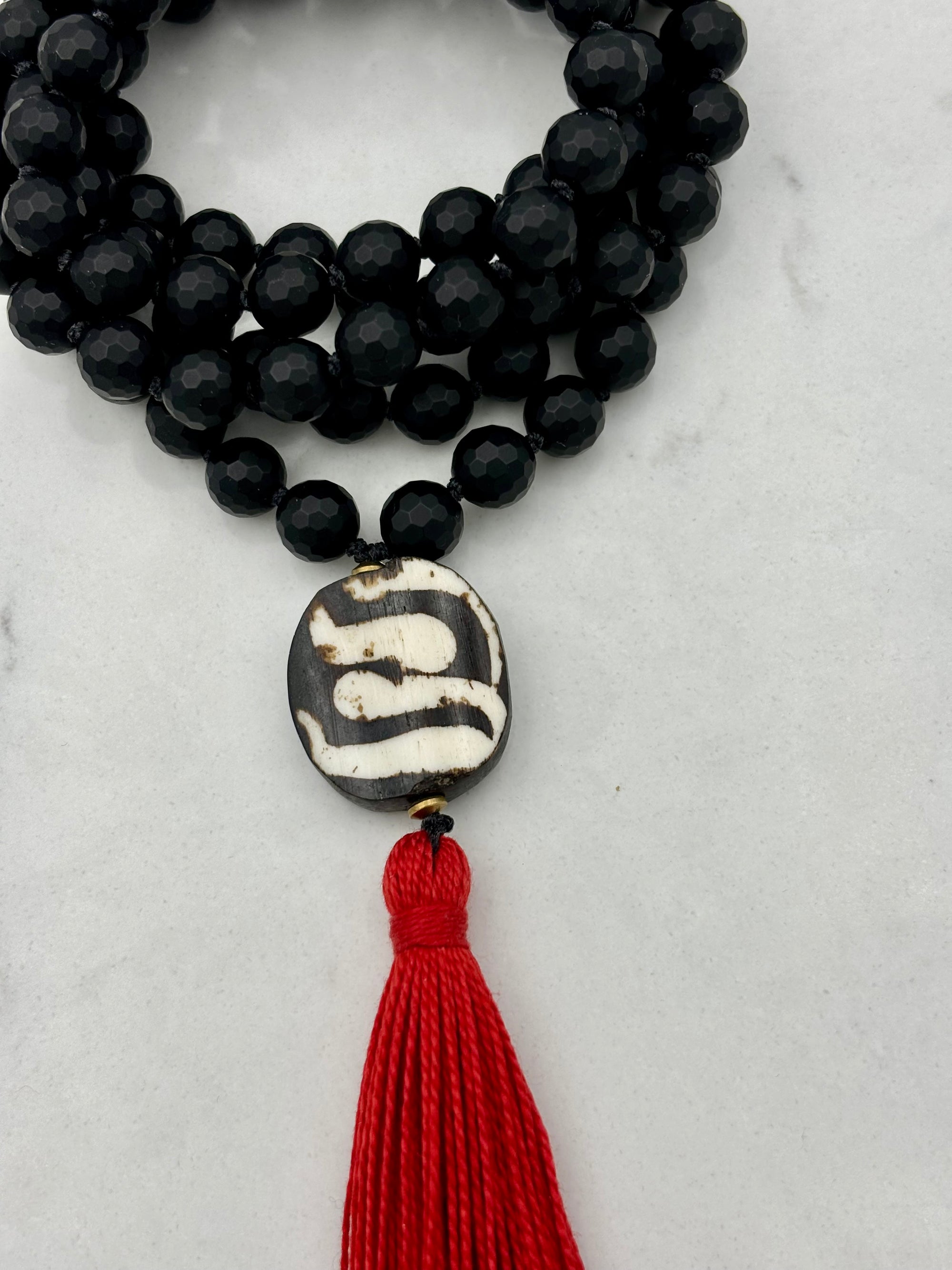 onyx gemstone mala | handmade in boulder, colorado | radiant malas