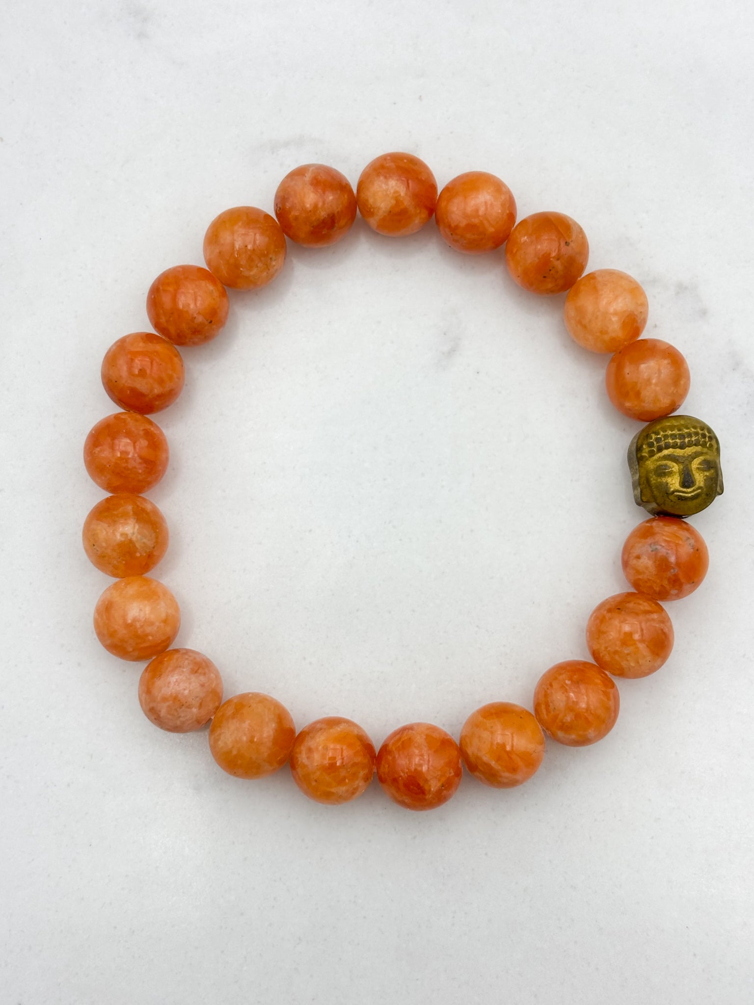 Orange Calcite Gemstone Bracelet