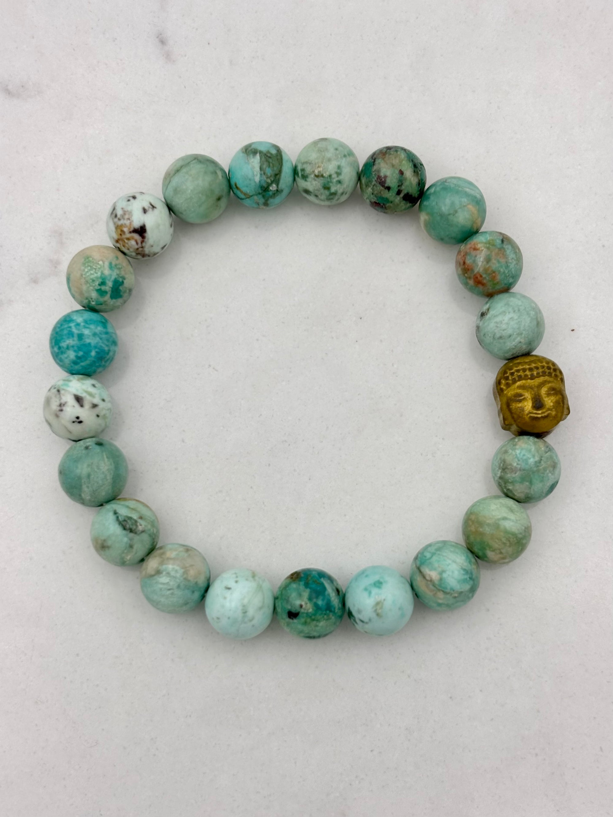 turquoise gemstone bracelet | radiant malas | handmade in boulder, colorado