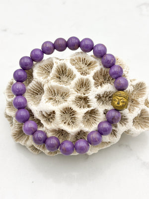 phosphosiderite gemstone bracelet | radiant malas | handmade in boulder, colorado
