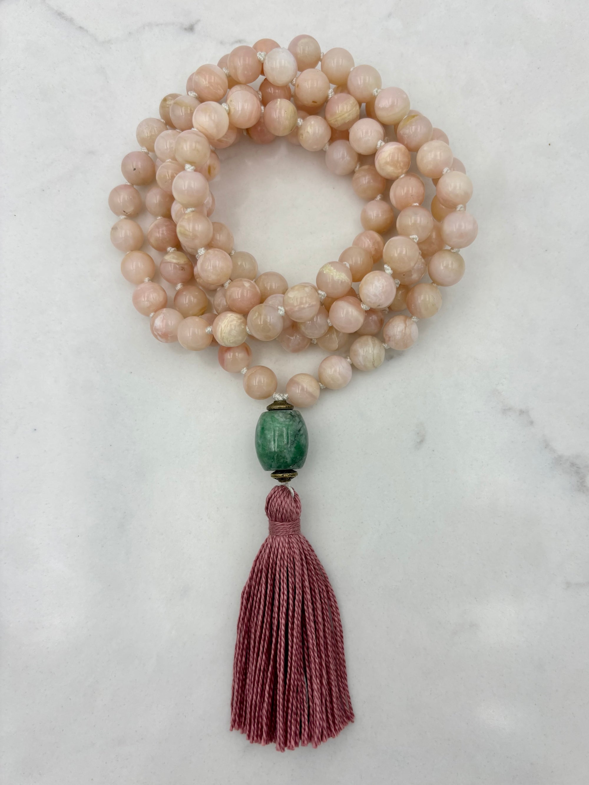 Pink Opal Mala